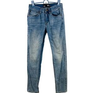 Mens 28x30 RSQ‎ London Skinny Jeans Light Blue Wash 30" Inseam